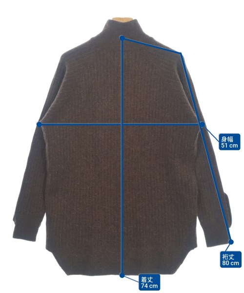 PERVERZE（パーバーズ）ニット・セーター 茶 サイズ:F レディース