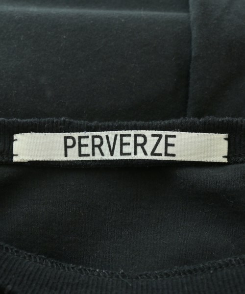 PERVERZE（パーバーズ）Tシャツ・カットソー 黒 サイズ:F レディース/2200627164026
