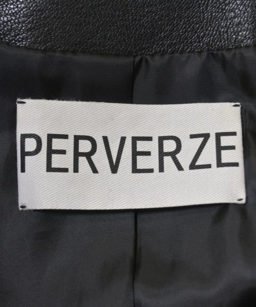 PERVERZE（パーバーズ）ライダース 黒 サイズ:F レディース/2200614683011