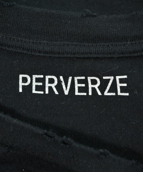 PERVERZE（パーバーズ）Tシャツ・カットソー 黒 サイズ:F レディース/2200614683189