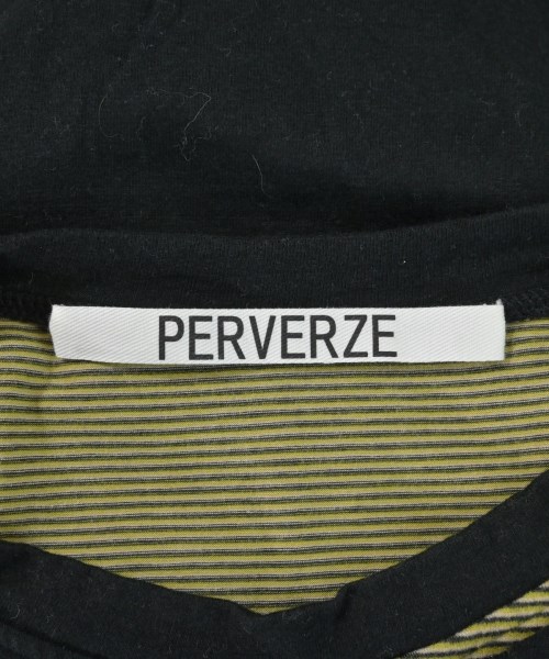 PERVERZE（パーバーズ）Tシャツ・カットソー 黒 サイズ:-(L位) レディース/2200615099118