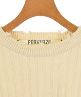 PERVERZE（パーバーズ）ニット・セーター 白 サイズ:F レディース/2200619709044