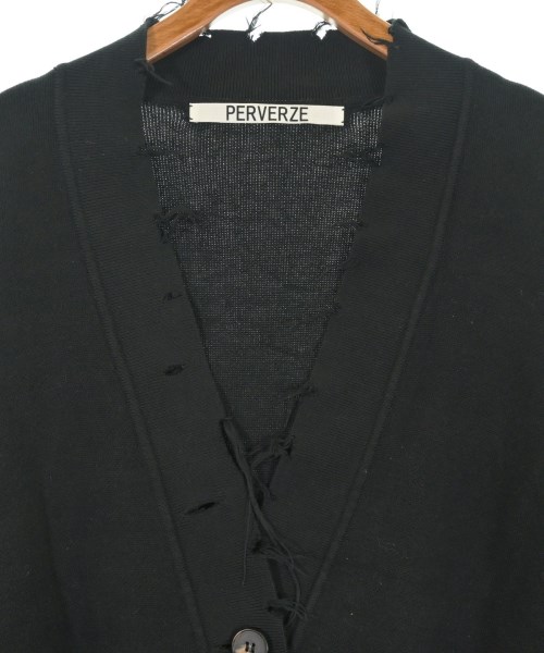 PERVERZE（パーバーズ）カーディガン 黒 サイズ:F レディース/2200611928023