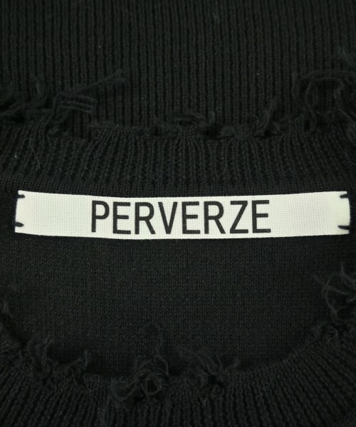 PERVERZE（パーバーズ）ベスト 黒 サイズ:F レディース/2200602267179