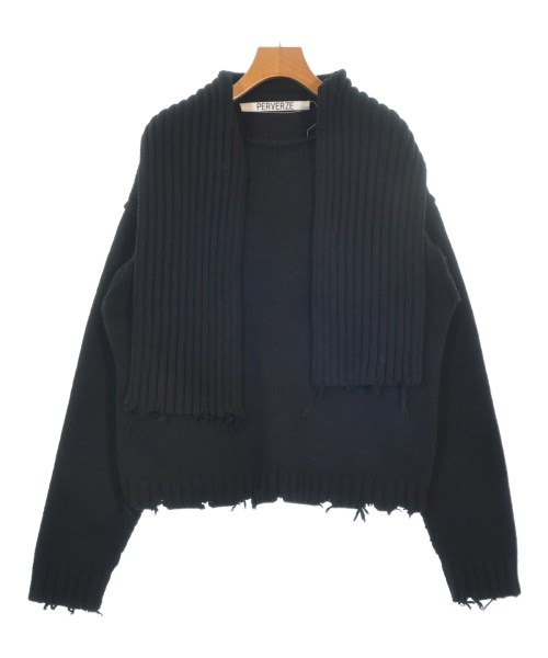 PERVERZE(パーバーズ)ニット・セーター 黒 サイズ:F/2200672051029
