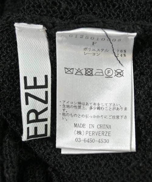PERVERZE（パーバーズ）ニット・セーター 黒 サイズ:F レディース/2200672712234