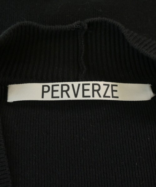 PERVERZE（パーバーズ）カーディガン 黒 サイズ:F レディース/2200658951039