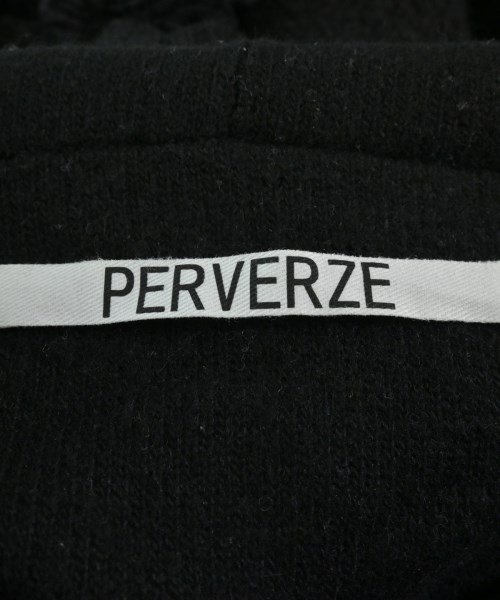 PERVERZE（パーバーズ）カーディガン 黒 サイズ:F レディース/2200658841095