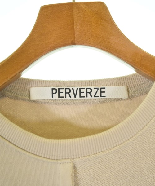 PERVERZE（パーバーズ）スウェット ベージュ サイズ:F レディース/2200708420089