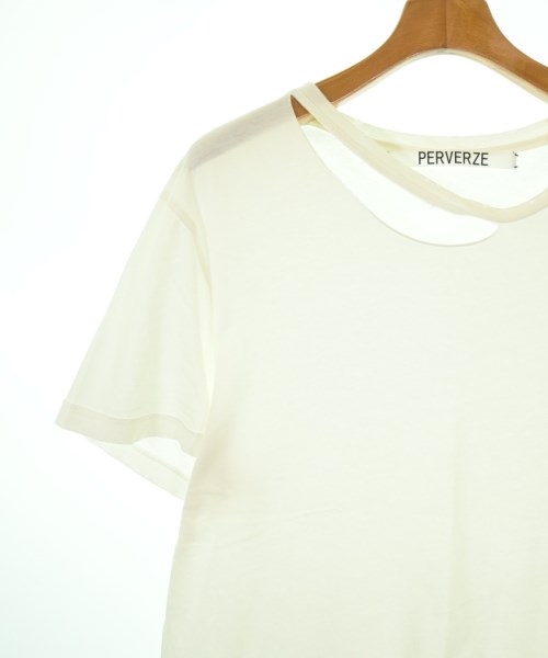 PERVERZE（パーバーズ）Tシャツ・カットソー 白 サイズ:F レディース/2200708420157