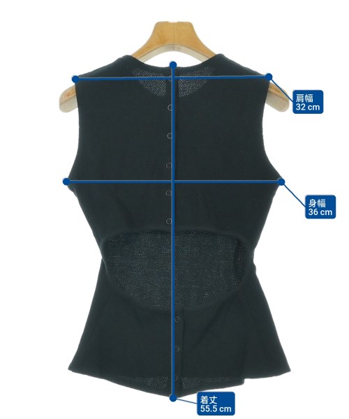 PERVERZE（パーバーズ）ノースリーブ 黒 サイズ:F レディース/2200644049191