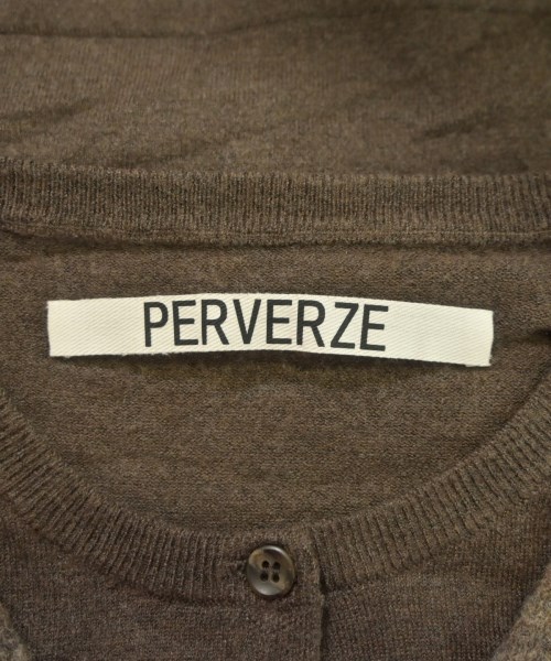 PERVERZE（パーバーズ）ニット・セーター 茶 サイズ:F レディース/2200634240089