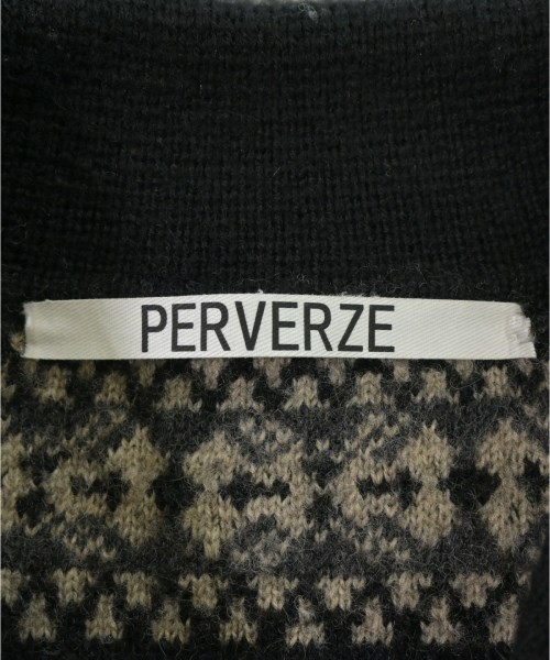 PERVERZE（パーバーズ）ニット・セーター 黒 サイズ:F メンズ/2200651643023