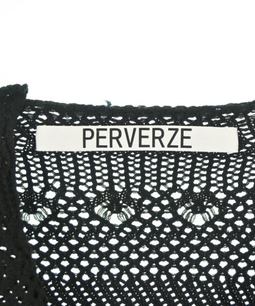 PERVERZE（パーバーズ）ニット・セーター 黒 サイズ:F レディース/2200702401107