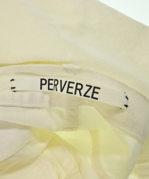 PERVERZE（パーバーズ）デニムジャケット 白 サイズ:F レディース/2200701915018