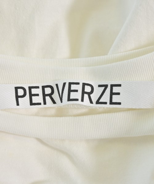 PERVERZE（パーバーズ）Tシャツ・カットソー 白 サイズ:F レディース/2200701915049