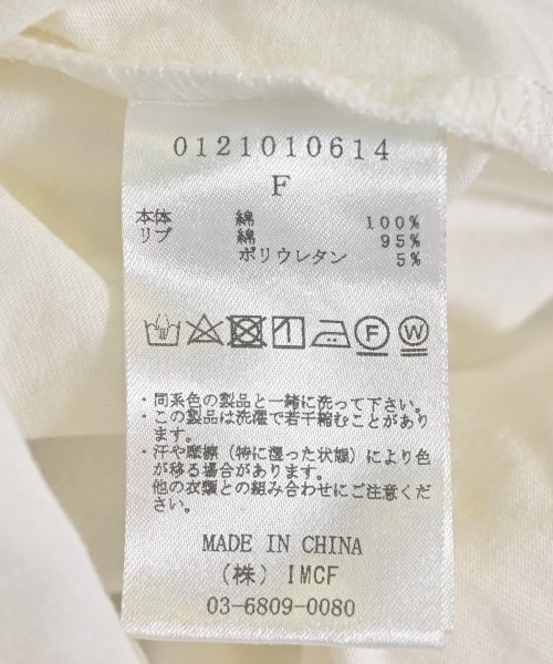 PERVERZE（パーバーズ）Tシャツ・カットソー 白 サイズ:F レディース/2200701915049