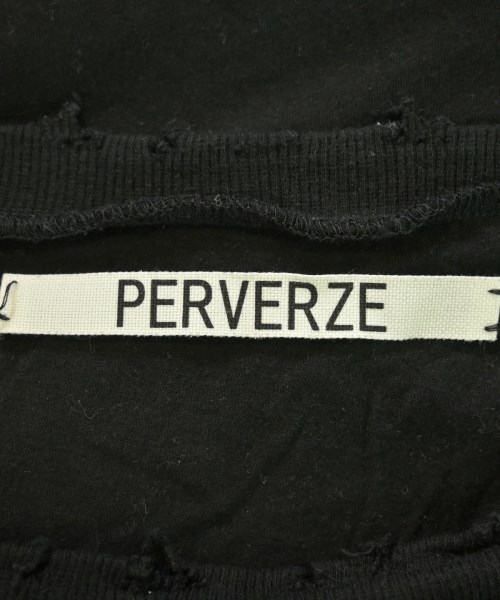 PERVERZE（パーバーズ）Tシャツ・カットソー 黒 サイズ:F レディース/2200725081188