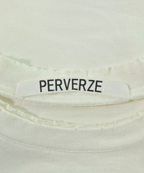 PERVERZE（パーバーズ）Tシャツ・カットソー 白 サイズ:F レディース/2200679929284