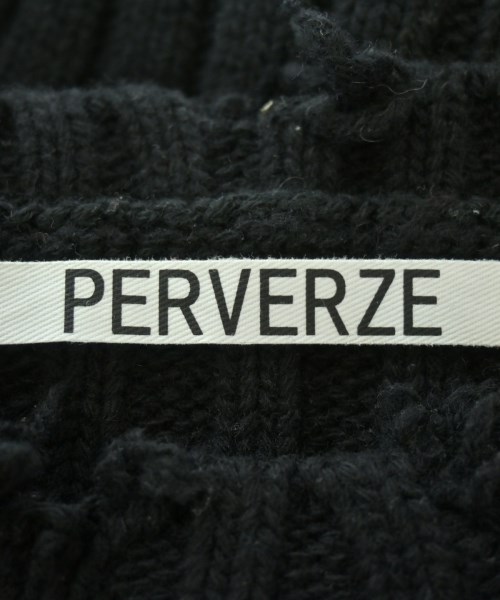 PERVERZE（パーバーズ）ニット・セーター 黒 サイズ:F レディース/2200688988081