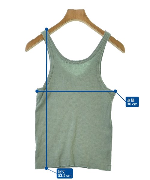 pelleq（ペレック）タンクトップ 緑 サイズ:34(XS位) レディース/2200674443044