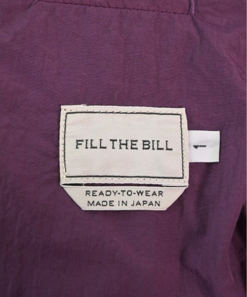 Fill the Bill（フィル　ザ　ビル）カジュアルジャケット 紫 サイズ:1(S位) メンズ/2200478556025