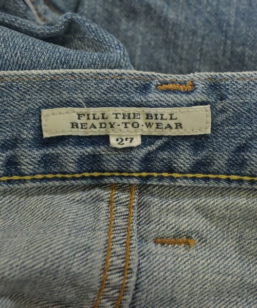 Fill the Bill（フィル　ザ　ビル）デニムパンツ 青 サイズ:27(M位) レディース/2200526887156