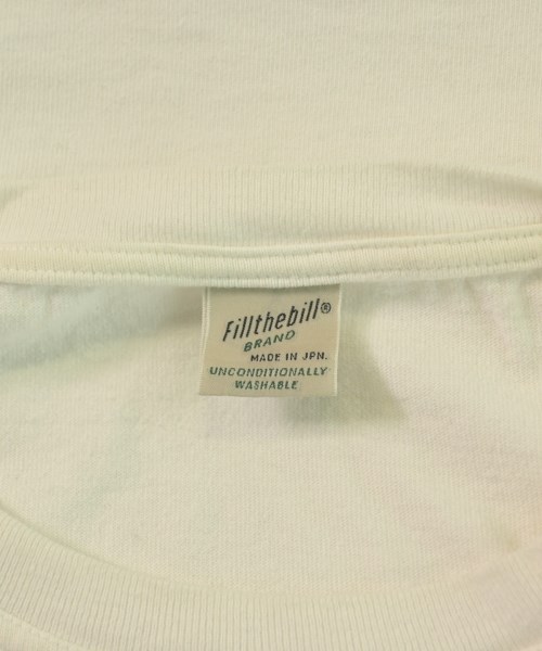 Fill the Bill（フィル　ザ　ビル）Tシャツ・カットソー 白 サイズ:L メンズ/2200605274051