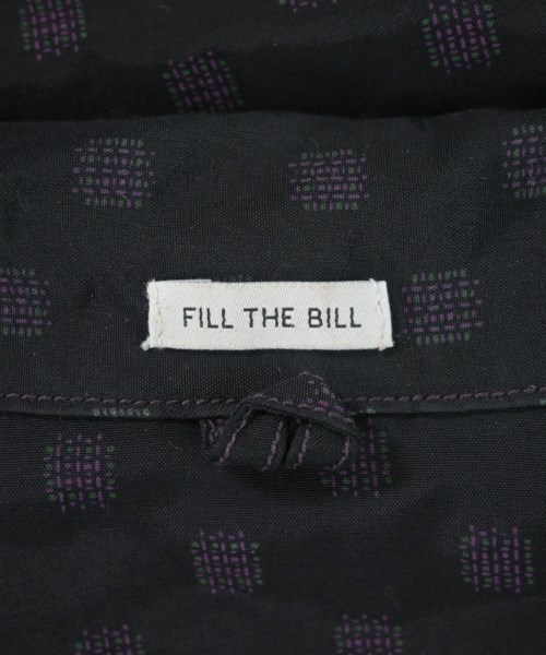 Fill the Bill（フィル　ザ　ビル）カジュアルシャツ 黒 サイズ:2(M位) メンズ/2200603018145