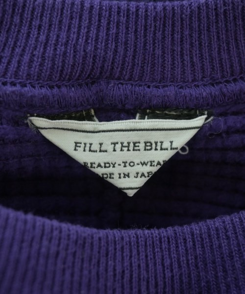 Fill the Bill（フィル　ザ　ビル）スウェット 紫 サイズ:1(S位) メンズ/2200661279113