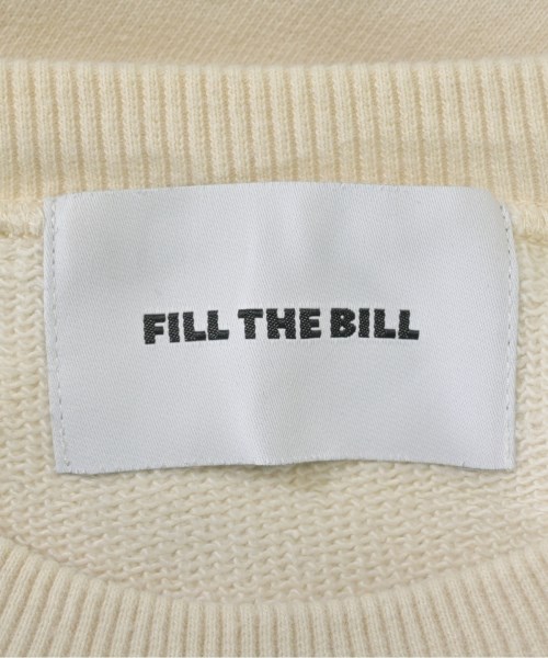 Fill the Bill（フィル　ザ　ビル）スウェット 白 サイズ:F レディース/2200618947065