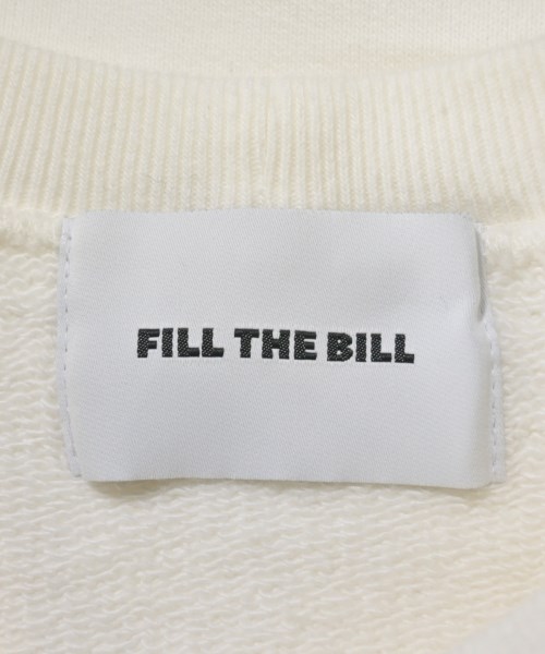Fill the Bill（フィル　ザ　ビル）スウェット 白 サイズ:F レディース/2200614997026