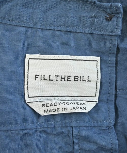 Fill the Bill（フィル　ザ　ビル）カジュアルシャツ 紺 サイズ:1(S位) レディース/2200619597146