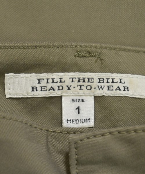 Fill the Bill（フィル　ザ　ビル）その他 カーキ サイズ:1(S位) レディース/2200610929021