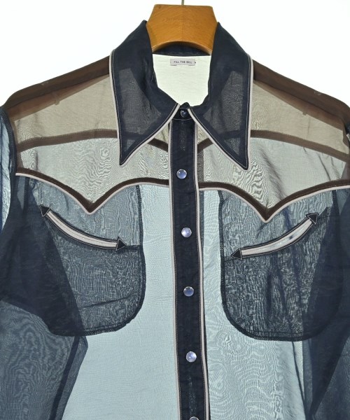 Fill the Bill（フィル　ザ　ビル）カジュアルシャツ 茶 サイズ:1(S位) レディース/2200613507073