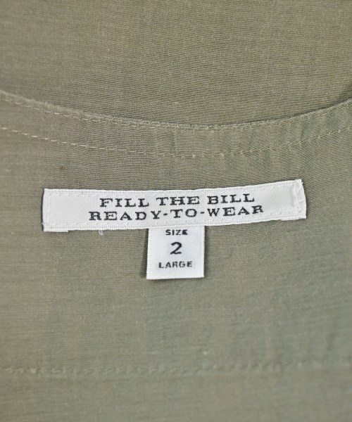 Fill the Bill（フィル　ザ　ビル）カジュアルシャツ カーキ サイズ:2(M位) レディース/2200706406054