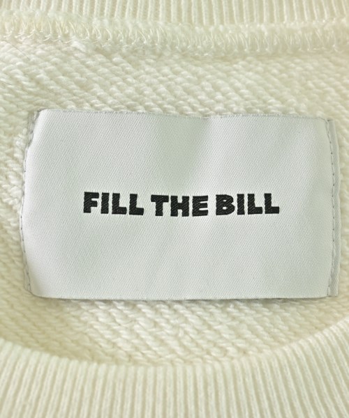 Fill the Bill（フィル　ザ　ビル）スウェット 白 サイズ:F レディース/2200661489130