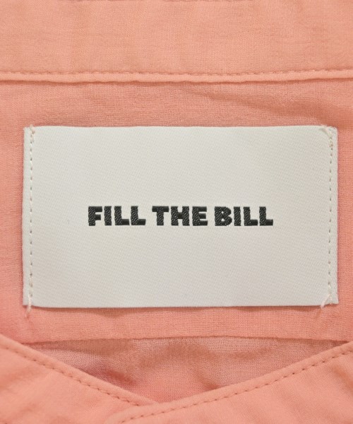Fill the Bill（フィル　ザ　ビル）ブラウス ピンク サイズ:F レディース/2200727714251