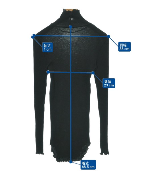 HAKUJI（ハクジ）ニット・セーター 黒 サイズ:F レディース/2200673976055