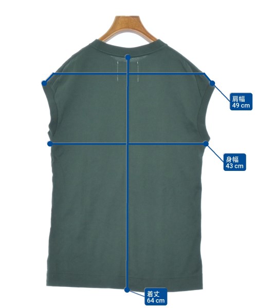 AK+1 by EFFE BEAMS（エーケーワンバイエッフェビームス）ノースリーブ 緑 サイズ:F レディース/2200677642109