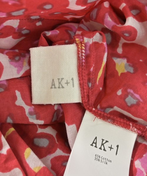 AK+1 by EFFE BEAMS（エーケーワンバイエッフェビームス）カジュアルシャツ 赤 サイズ:F レディース/2200677771021