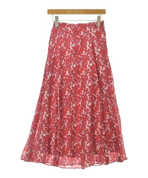AK+1 by EFFE BEAMS(エーケーワンバイエッフェビームス)ロング・マキシ丈スカート 赤 サイズ:36(S位)/2200677771038