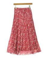 AK+1 by EFFE BEAMS（エーケーワンバイエッフェビームス）ロング・マキシ丈スカート 赤 サイズ:36(S位) レディース/2200677771038