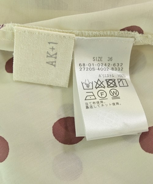 AK+1 by EFFE BEAMS（エーケーワンバイエッフェビームス）カジュアルシャツ 白 サイズ:36(S位) レディース/2200672807848