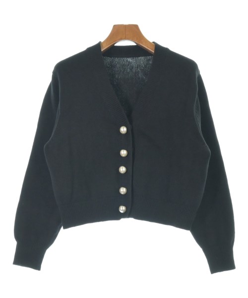 AK+1 by EFFE BEAMS(エーケーワンバイエッフェビームス)カーディガン 黒 サイズ:F/2200640487041