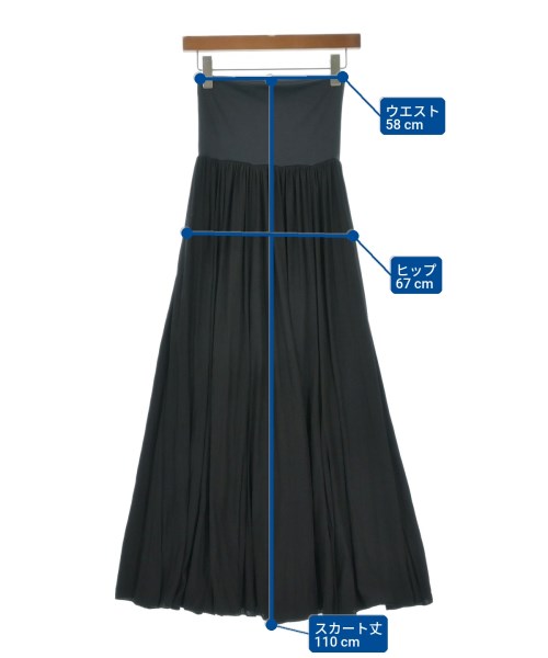 AK+1 by EFFE BEAMS（エーケーワンバイエッフェビームス）ロング・マキシ丈スカート 黒 サイズ:36(S位) レディース/2200640055479