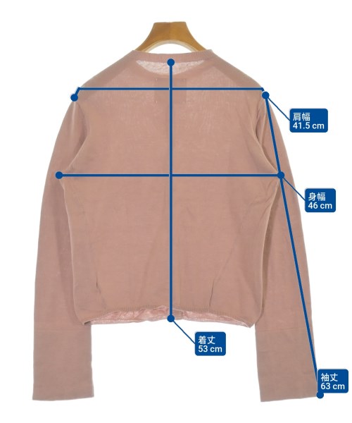 AK+1 by EFFE BEAMS（エーケーワンバイエッフェビームス）カーディガン ピンク サイズ:38(M位) レディース/2200641937040