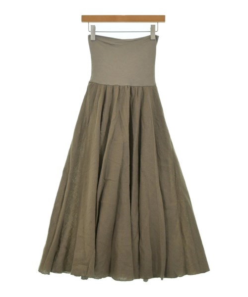 AK+1 by EFFE BEAMS（エーケーワンバイエッフェビームス）ロング・マキシ丈スカート 茶 サイズ:-(XS位) レディース/2200639106205