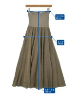 AK+1 by EFFE BEAMS（エーケーワンバイエッフェビームス）ロング・マキシ丈スカート 茶 サイズ:-(XS位) レディース/2200639106205