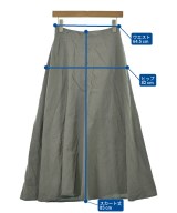 AK+1 by EFFE BEAMS（エーケーワンバイエッフェビームス）ロング・マキシ丈スカート グレー サイズ:36(S位) レディース/2200663195015